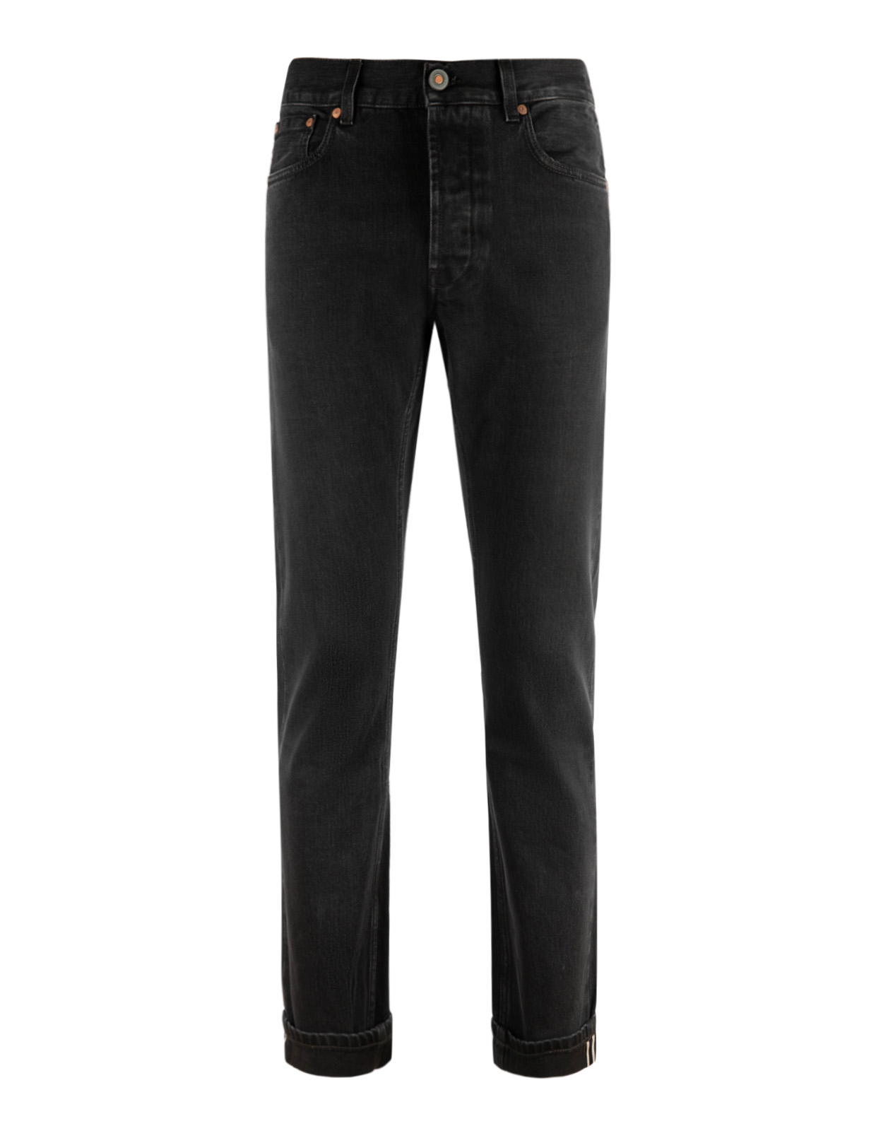 Davide Regular Jeans Svart 34"