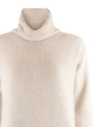 Polotröja Alpacka/Ull Ljusbeige