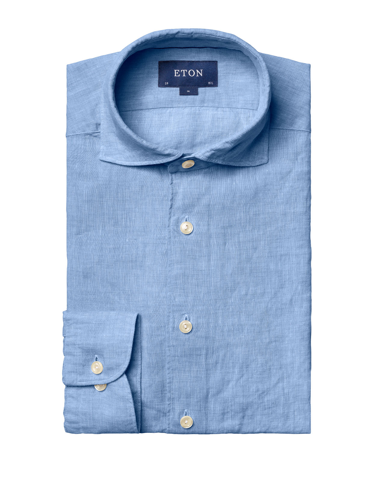 Contemporary Fit Soft Linen Shirt Blue