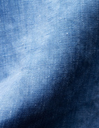 Contemporary Fit Soft Linen Shirt Blue
