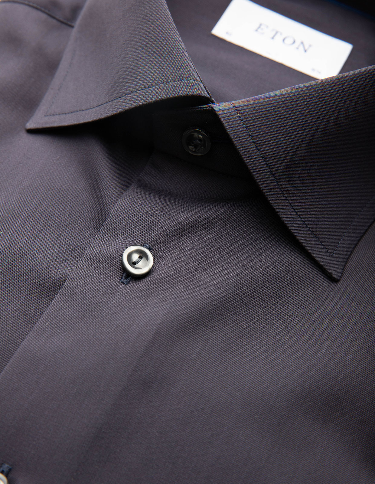 Contemporary Fit Skjorta Signature Twill Marinblå Stl 43