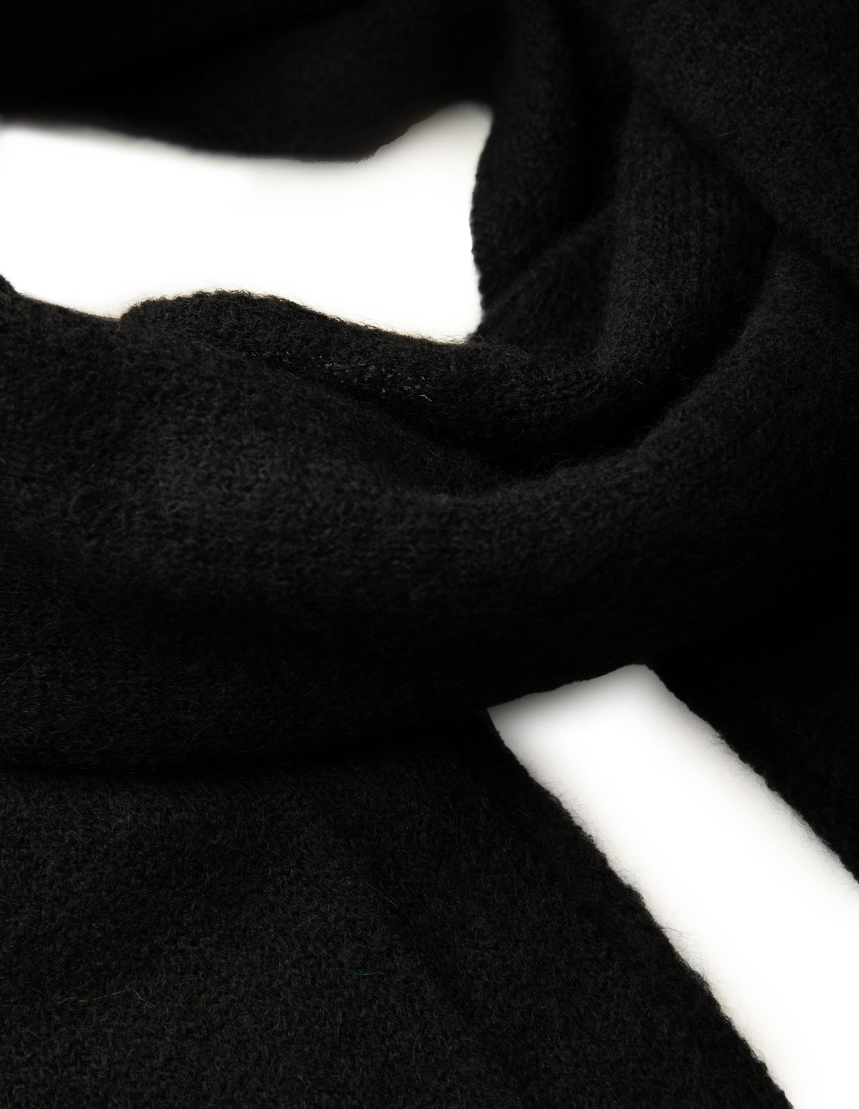 Halsduk Alpacka Svart One Size