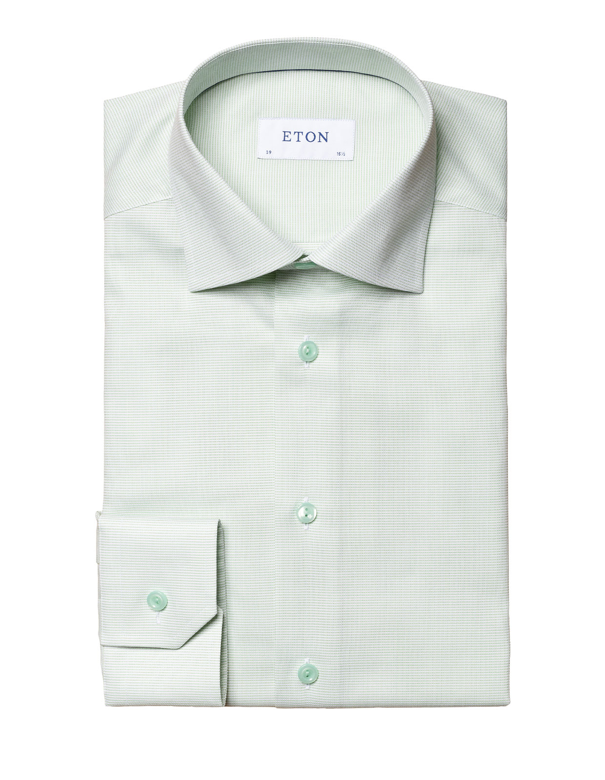 Slim Fit Twill Shirt Green Stl 43