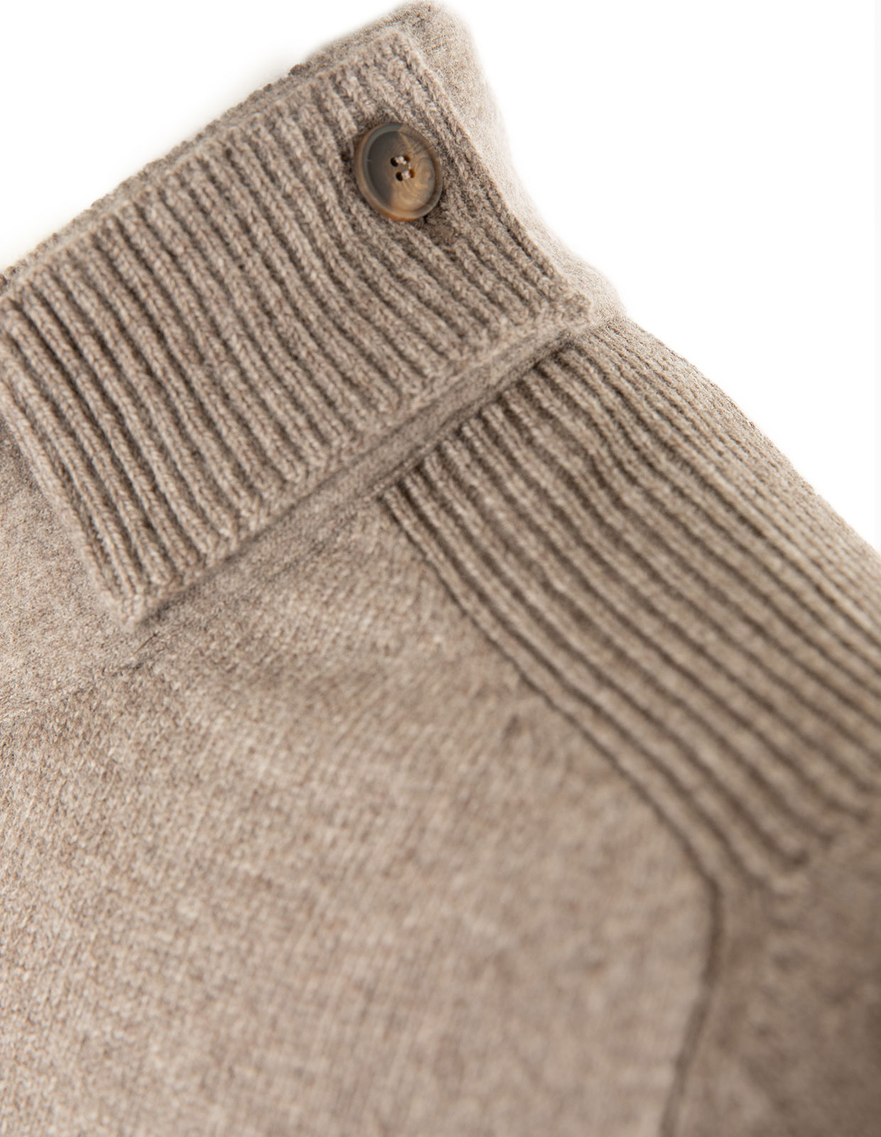Vespa Giubbino Cardigan Ull Gråbeige