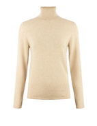 Sabina Polotröja Cashmere Sandbeige L