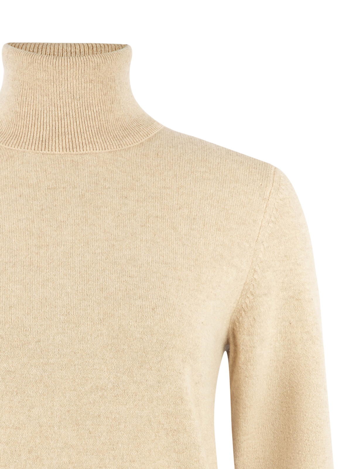Sabina Polotröja Cashmere Sandbeige L