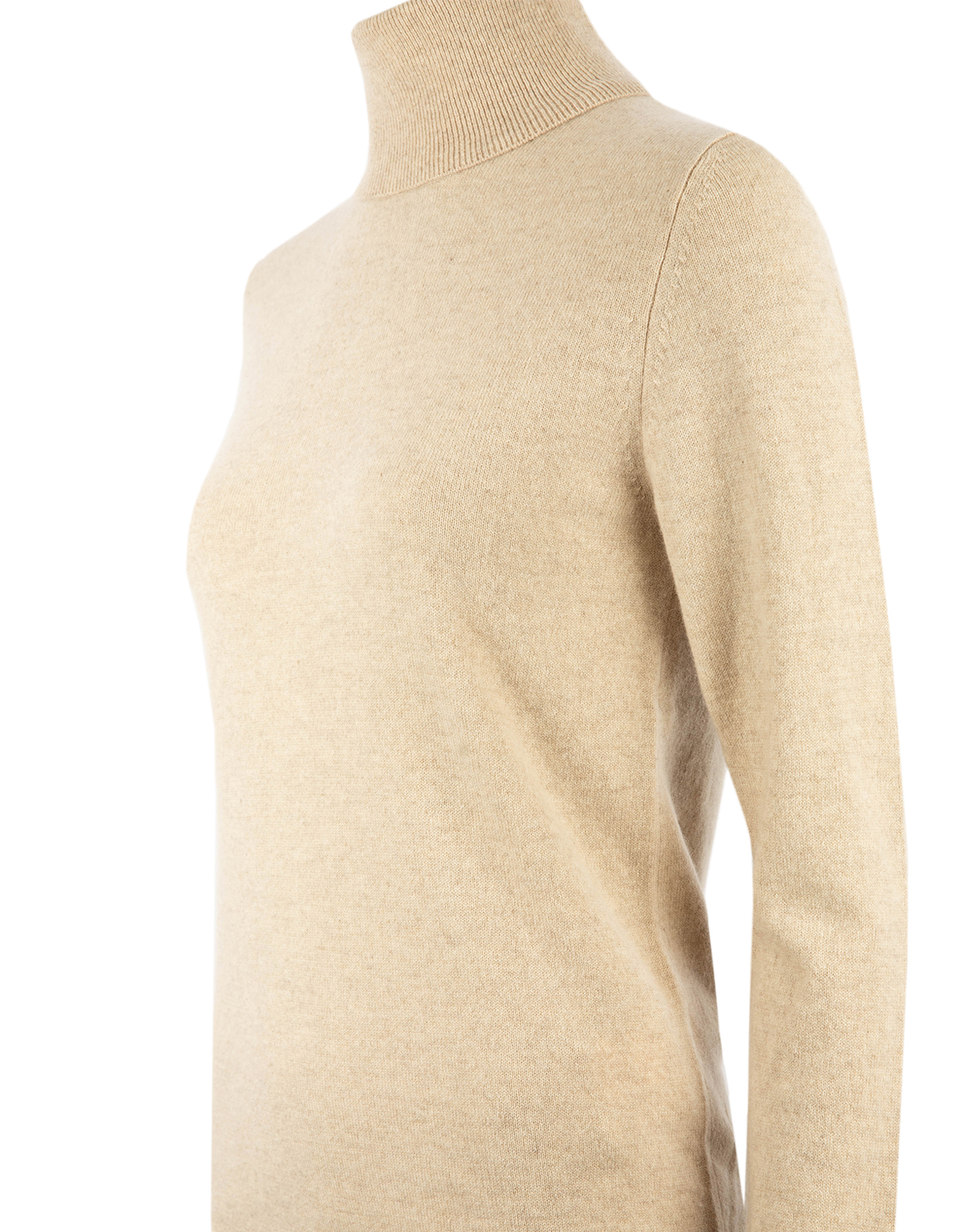 Sabina Polotröja Cashmere Sandbeige L