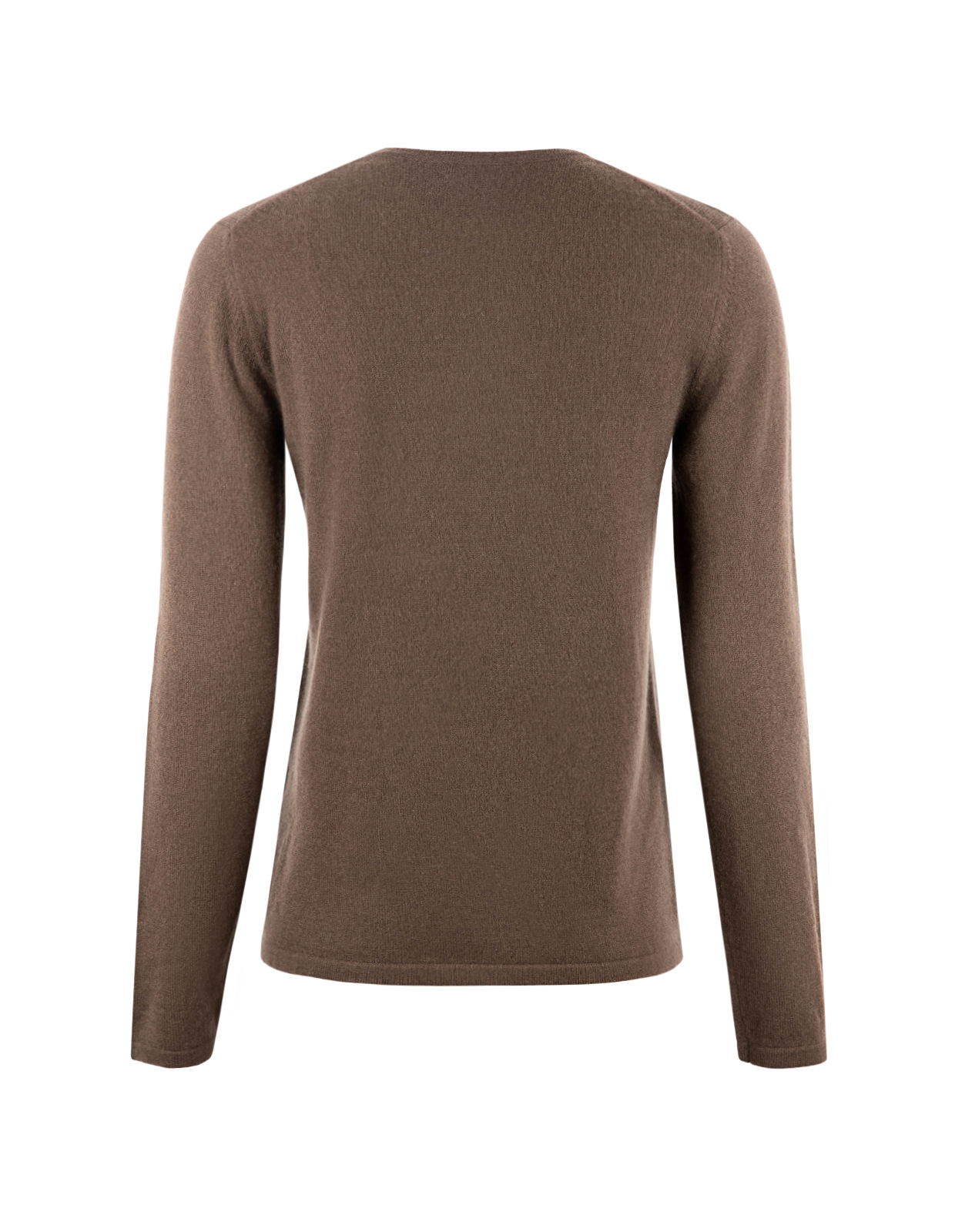 Simone Tröja Cashmere Mörkbrun