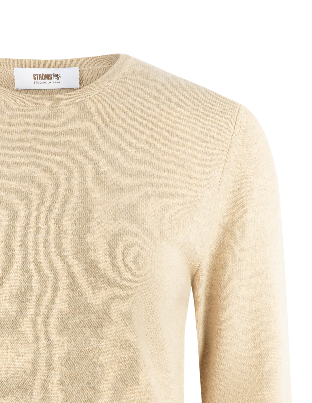 Simone Tröja Cashmere Sandbeige L