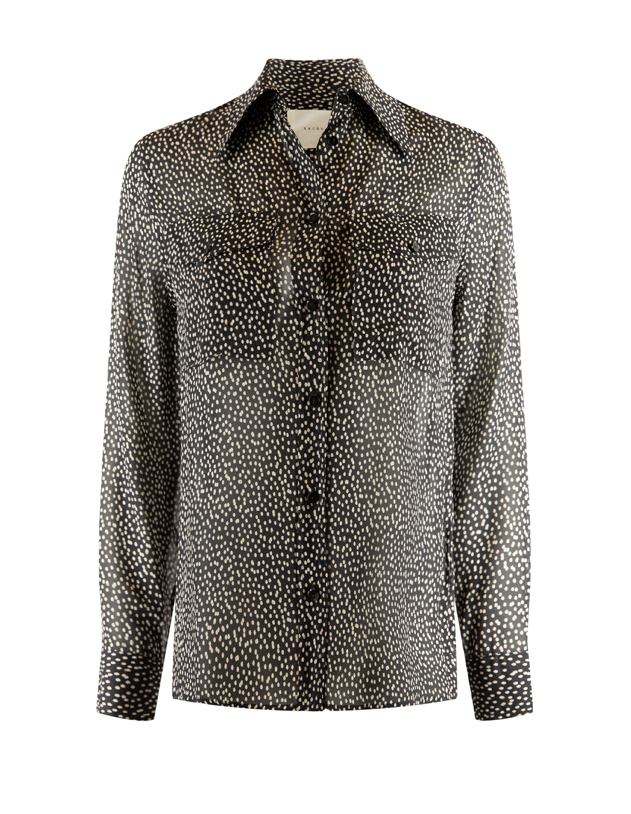 Isabella Blus Svart/Vit