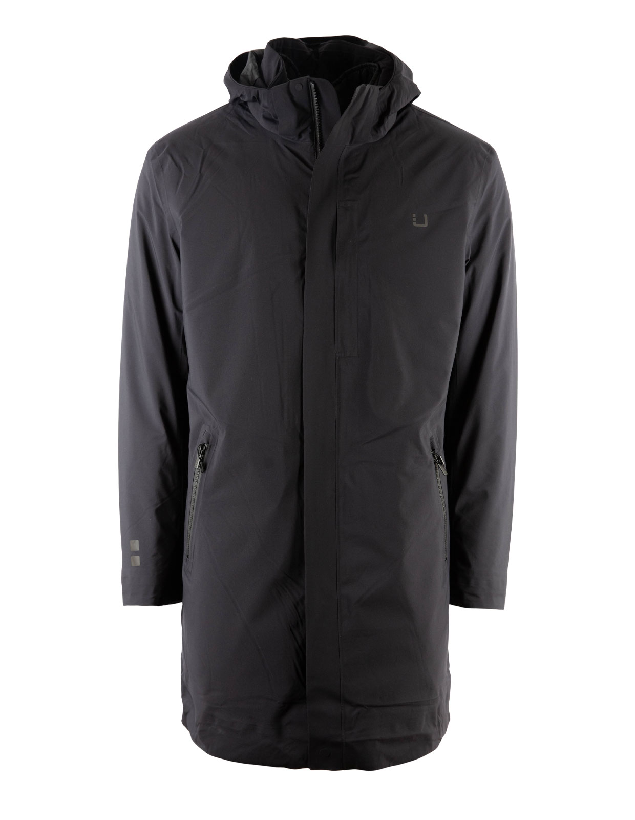 Black Storm Coat Ytterrock Svart