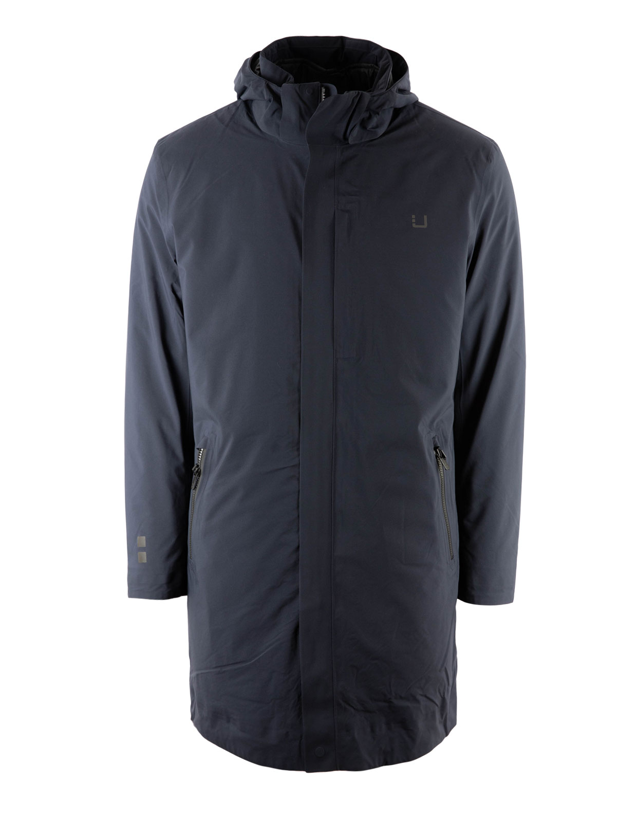 Black Storm Coat Ytterrock Navy