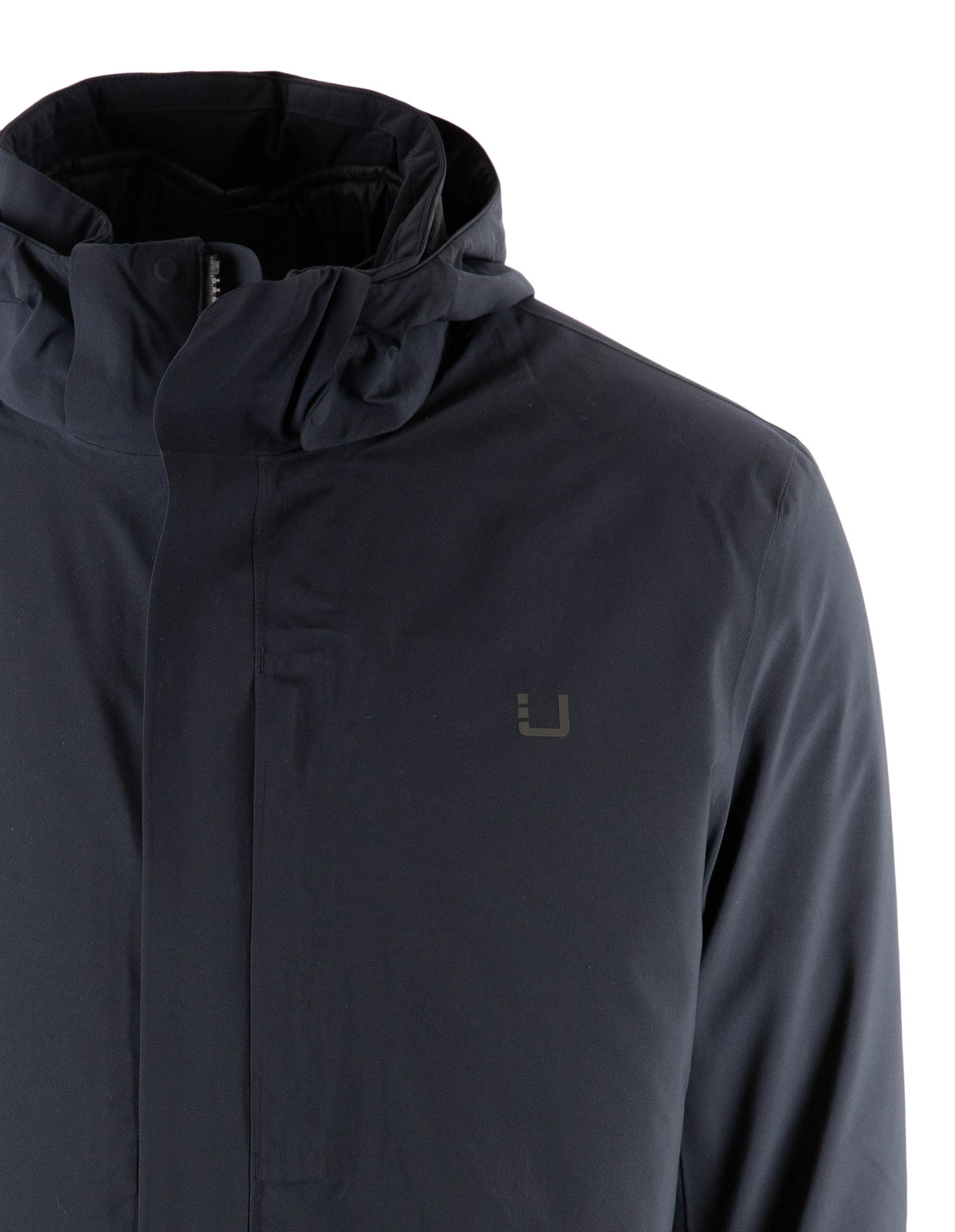 Black Storm Coat Ytterrock Navy