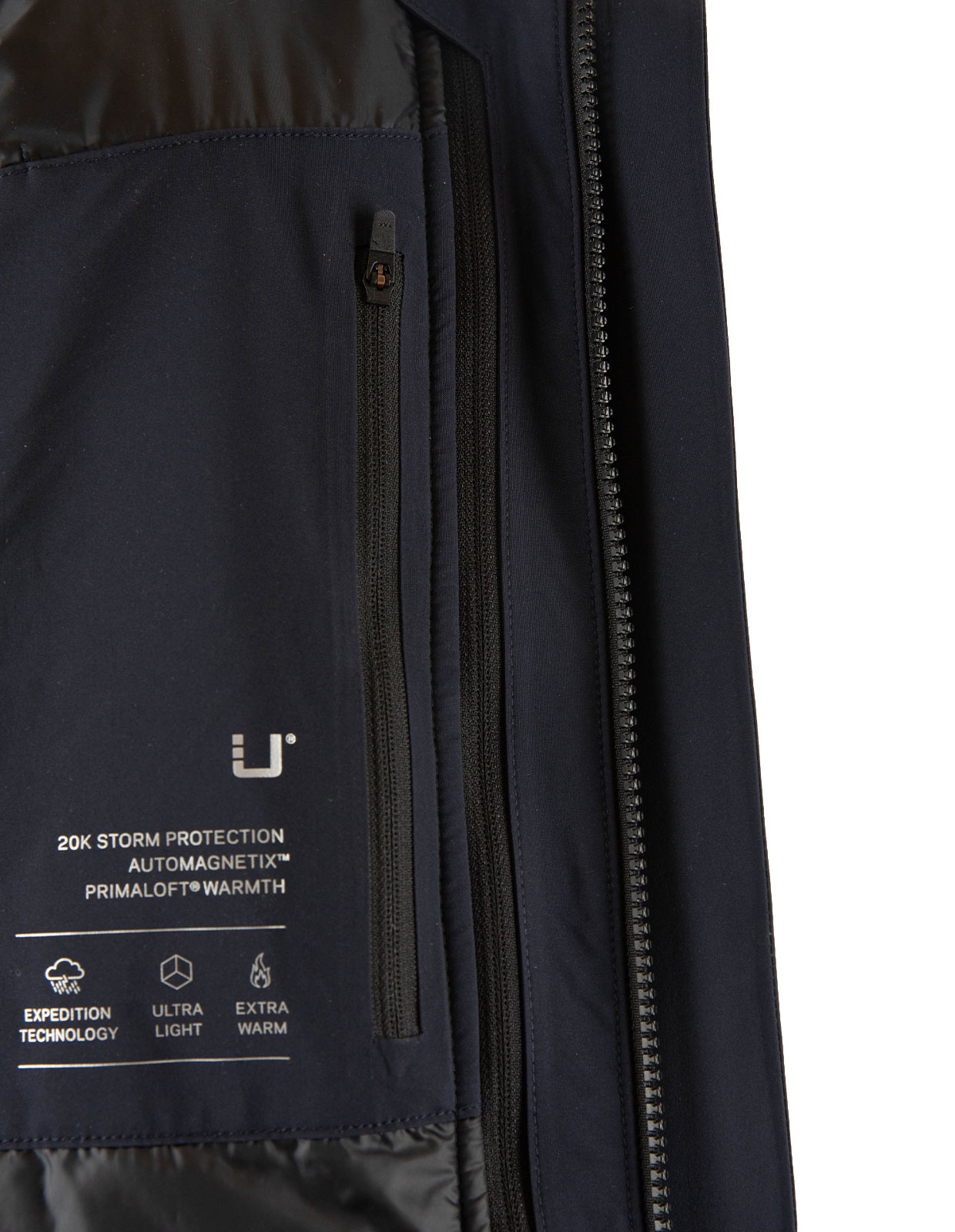 Black Storm Coat Ytterrock Navy