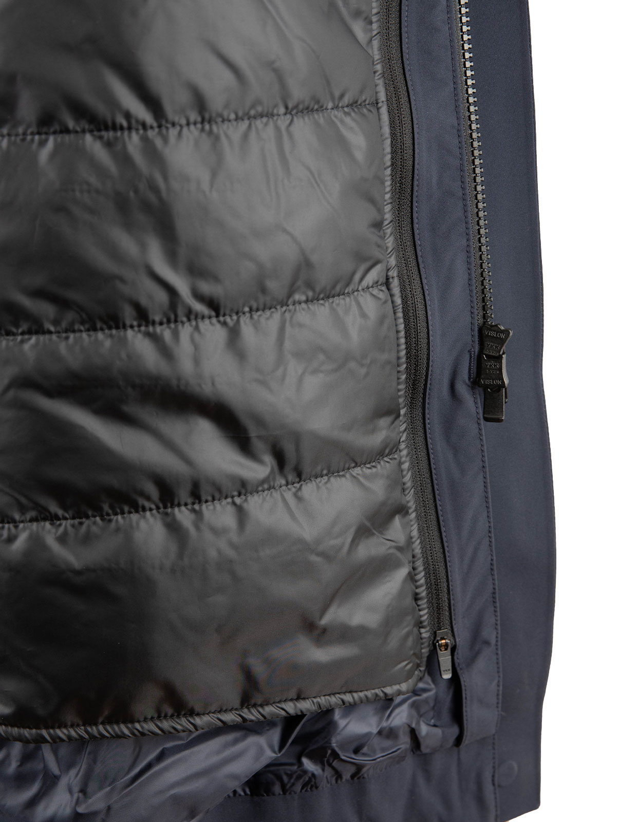 Black Storm Coat Ytterrock Navy