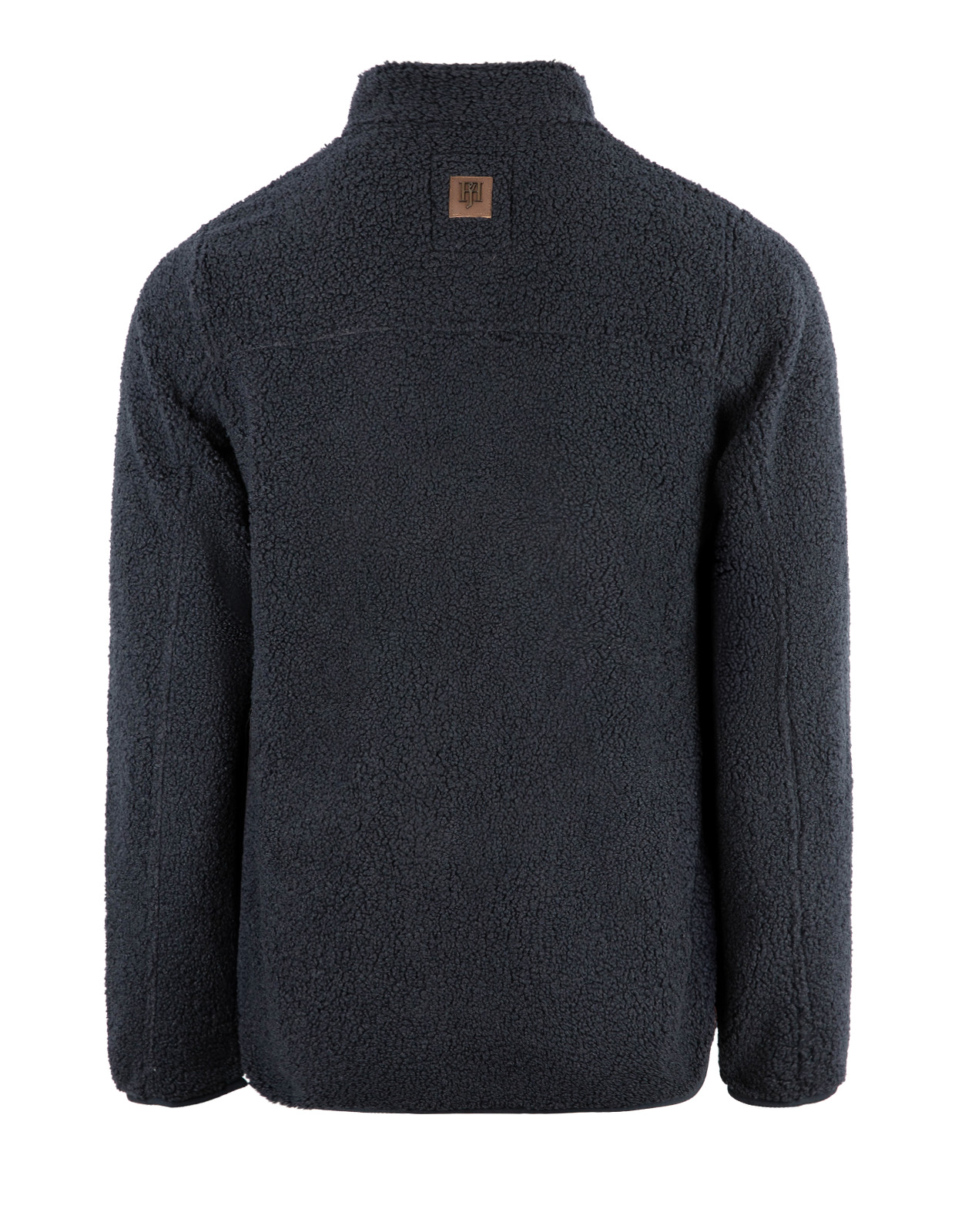 Pile Fleecejacka Marinblå