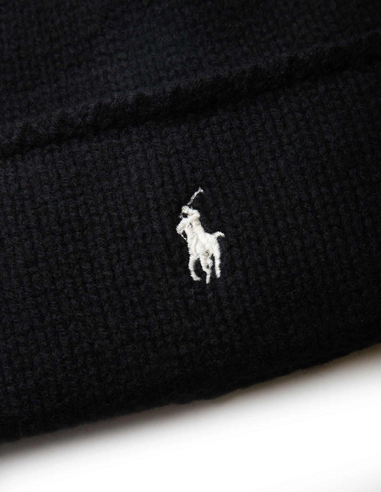 Mössa Ull Svart One Size