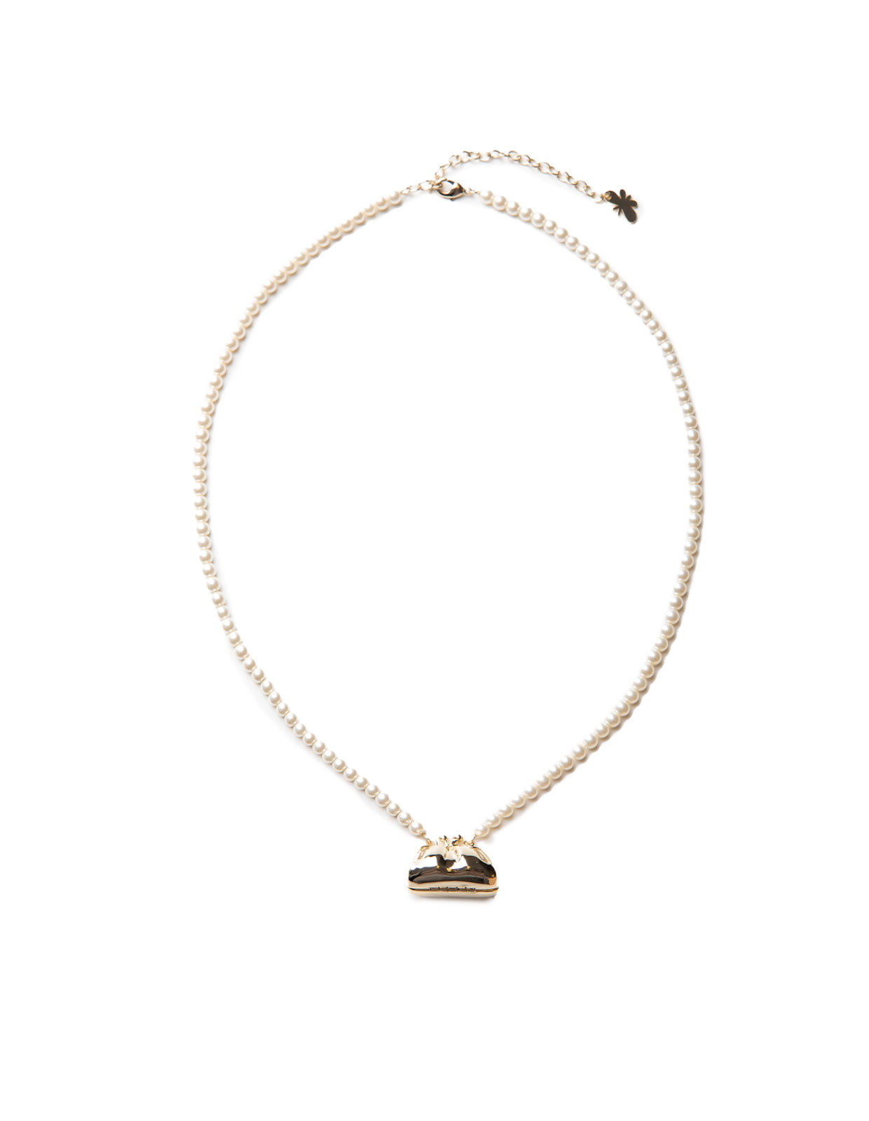 Pasticcino Halsband Guld/Vit