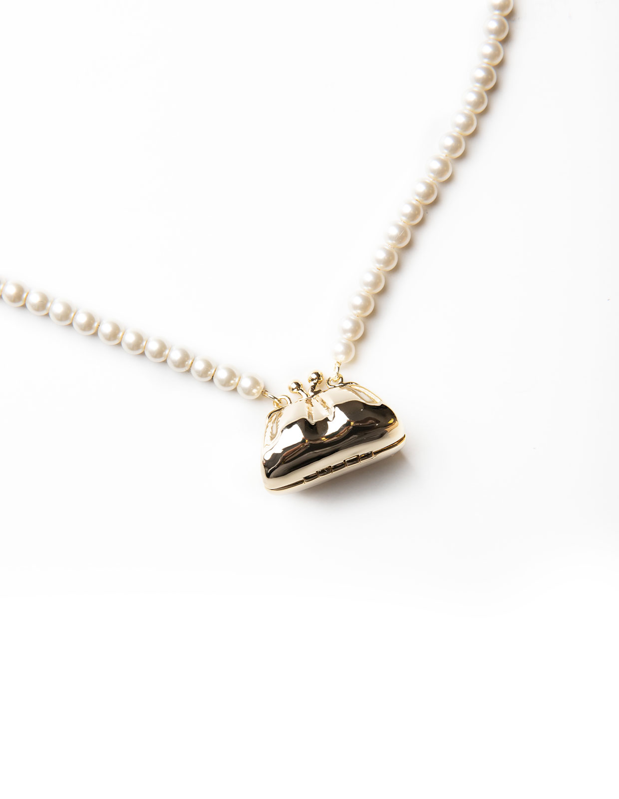 Pasticcino Halsband Guld/Vit