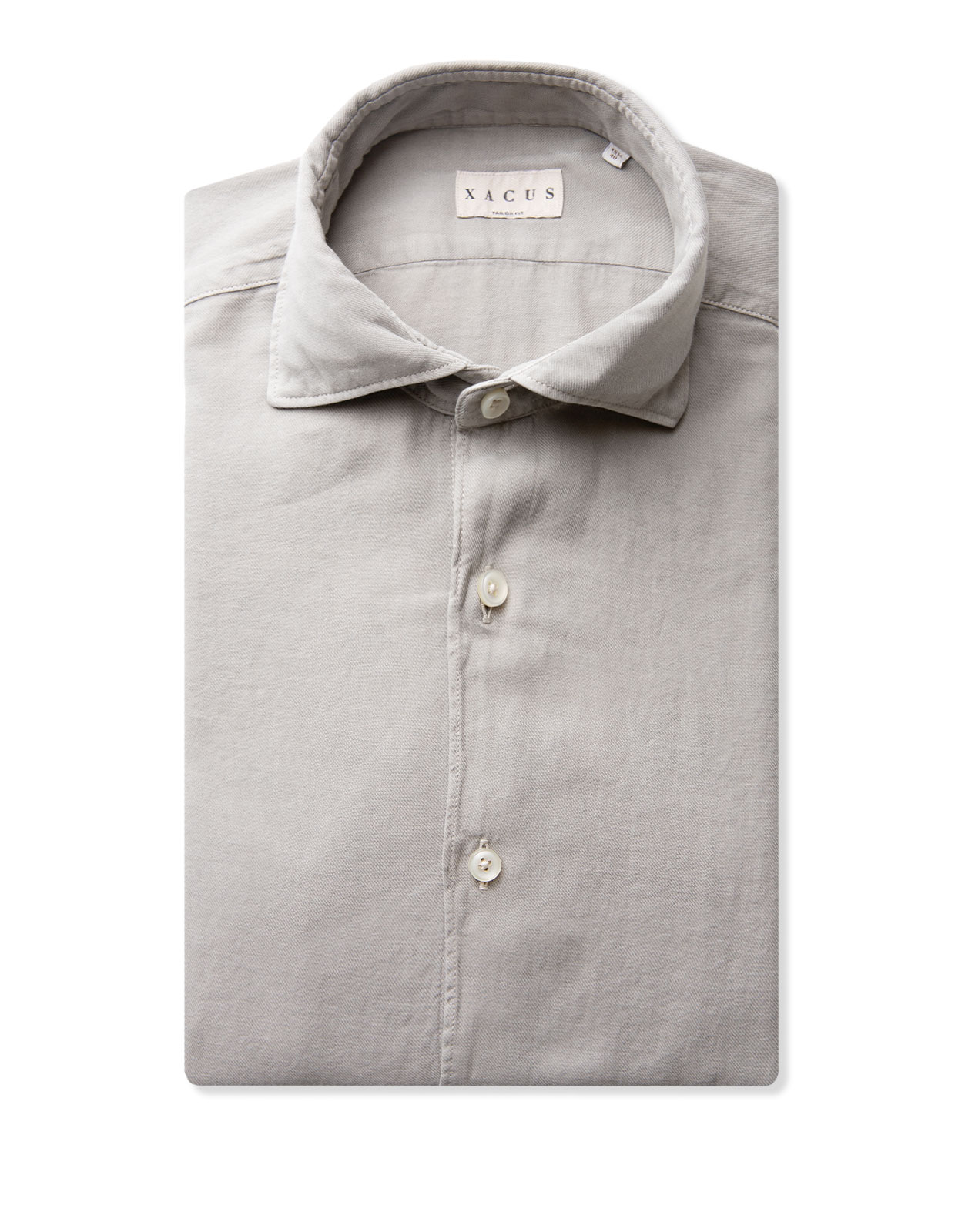 Skjorta Flanell Garment Dyed Mossgrön