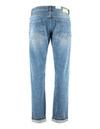 Davide Regular Selvedge Jeans Tvättad Blå 38"