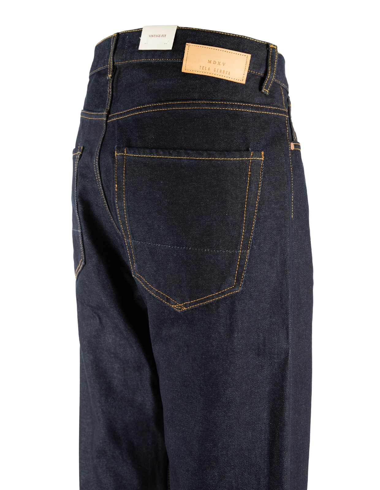 Rodolfo Jeans Selvedge Rådenim Mörkblå