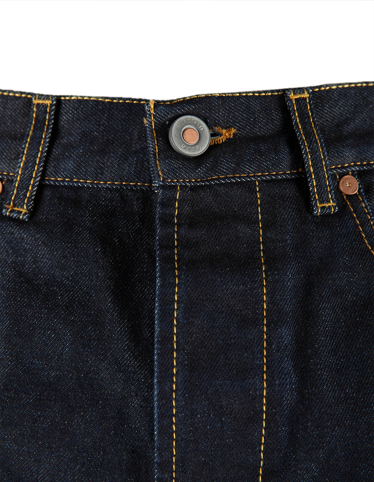 Rodolfo Jeans Selvedge Rådenim Mörkblå