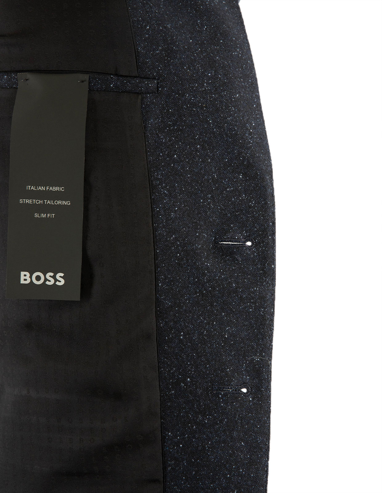 H-Hutson Kavaj Blåmelerad