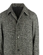 Sartorial Raglan Rock Fiskbensmönstrad Grå 48