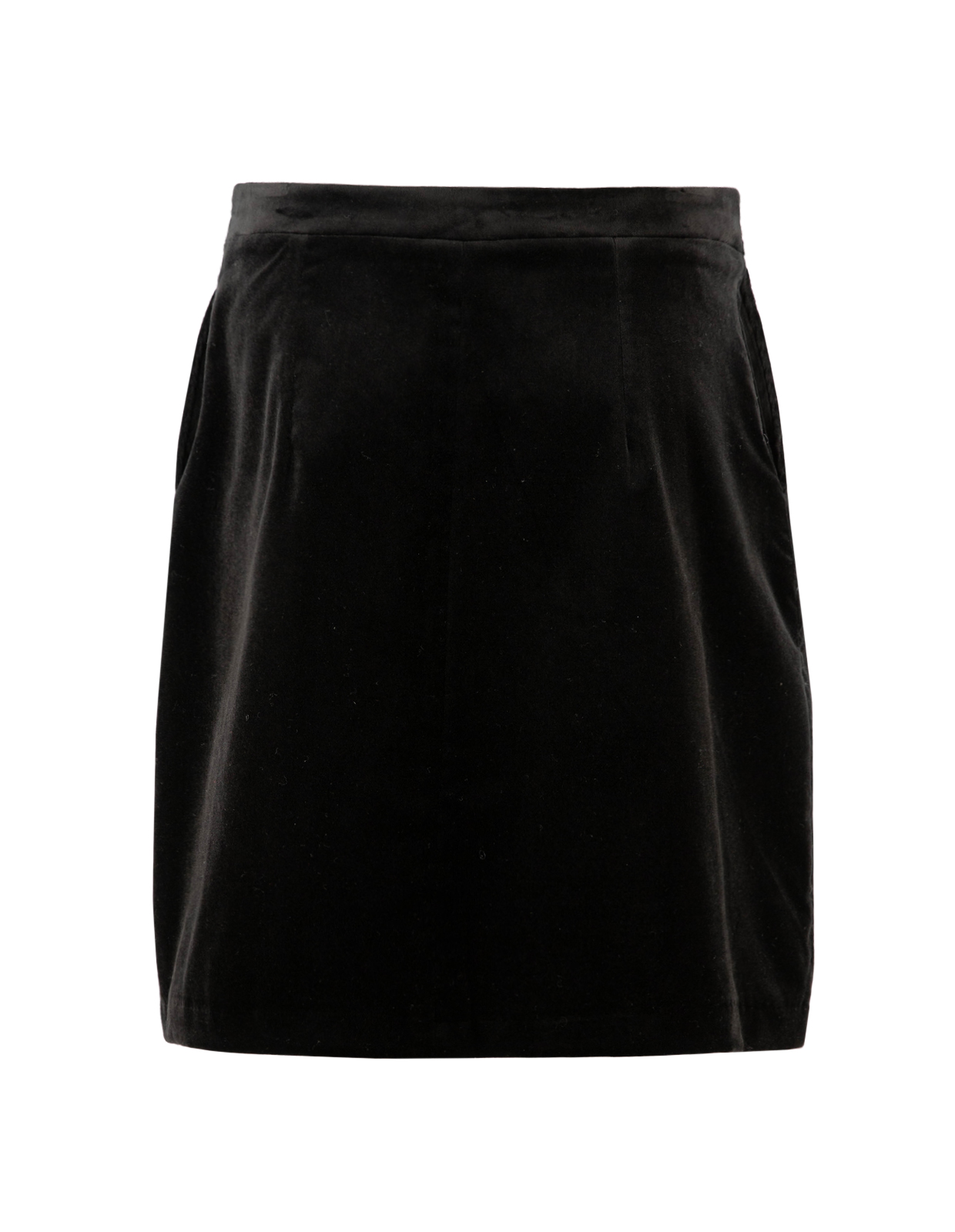 Steffi Kjol Sammet Svart