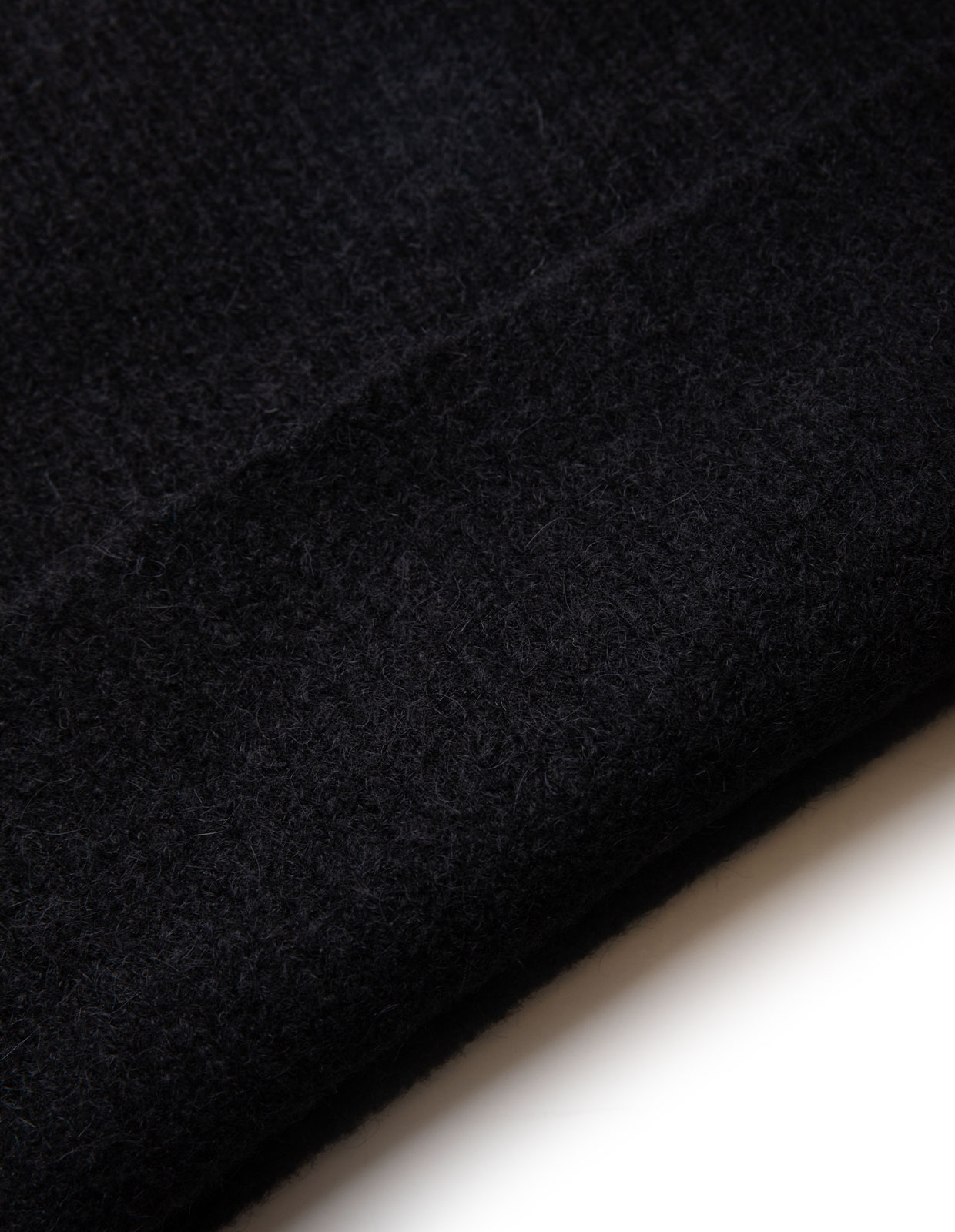 Polokrage Alpacka Svart One Size