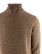 Polotröja Ull/Cashmere Mörkbrun Stl S