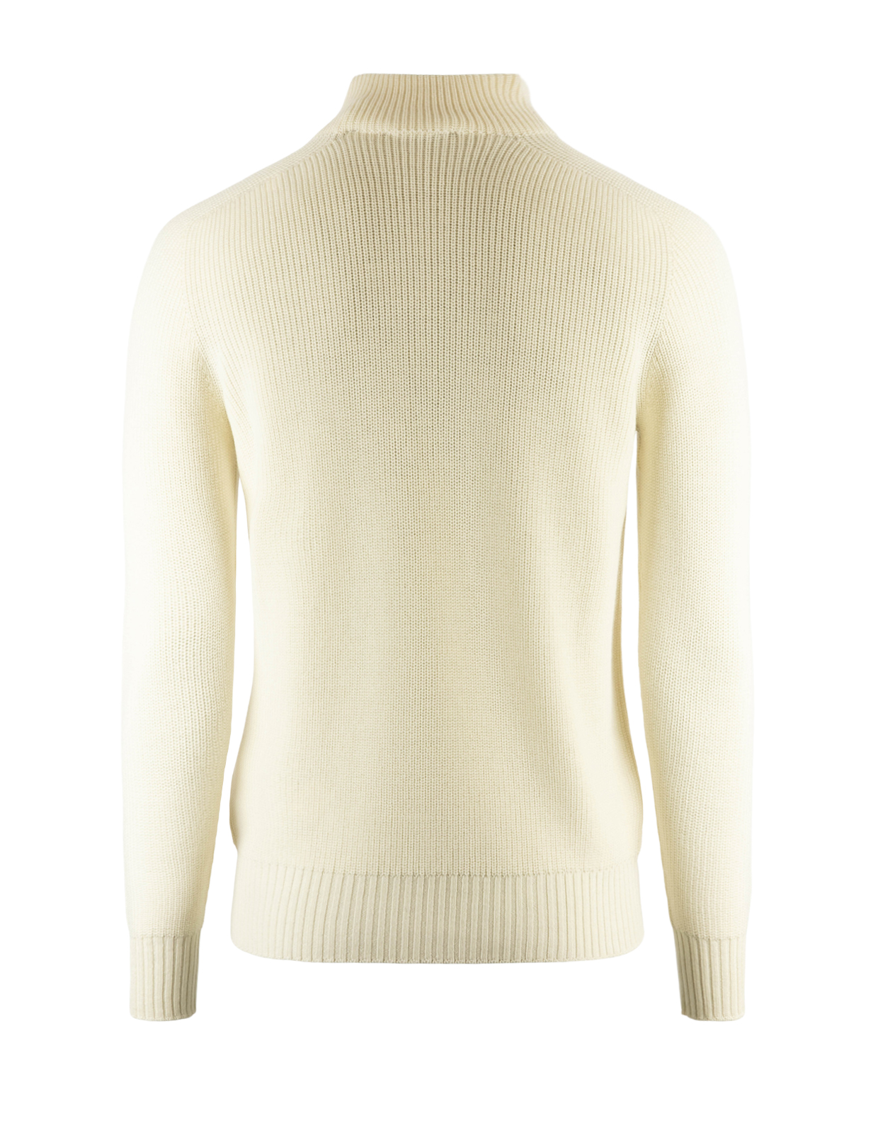 Zip-tröja Rain Wool Vit
