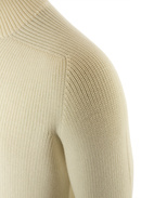 Zip-tröja Rain Wool Vit