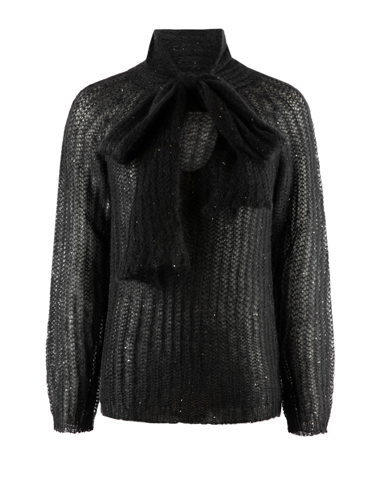 Tröja Mohair Svart
