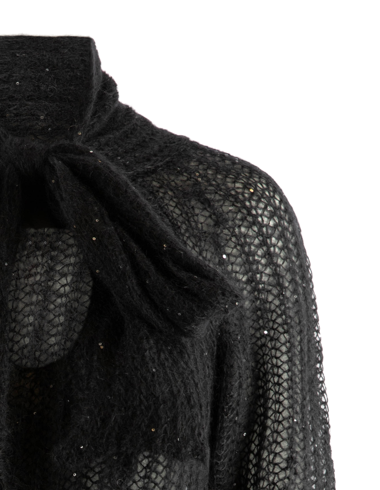 Tröja Mohair Svart