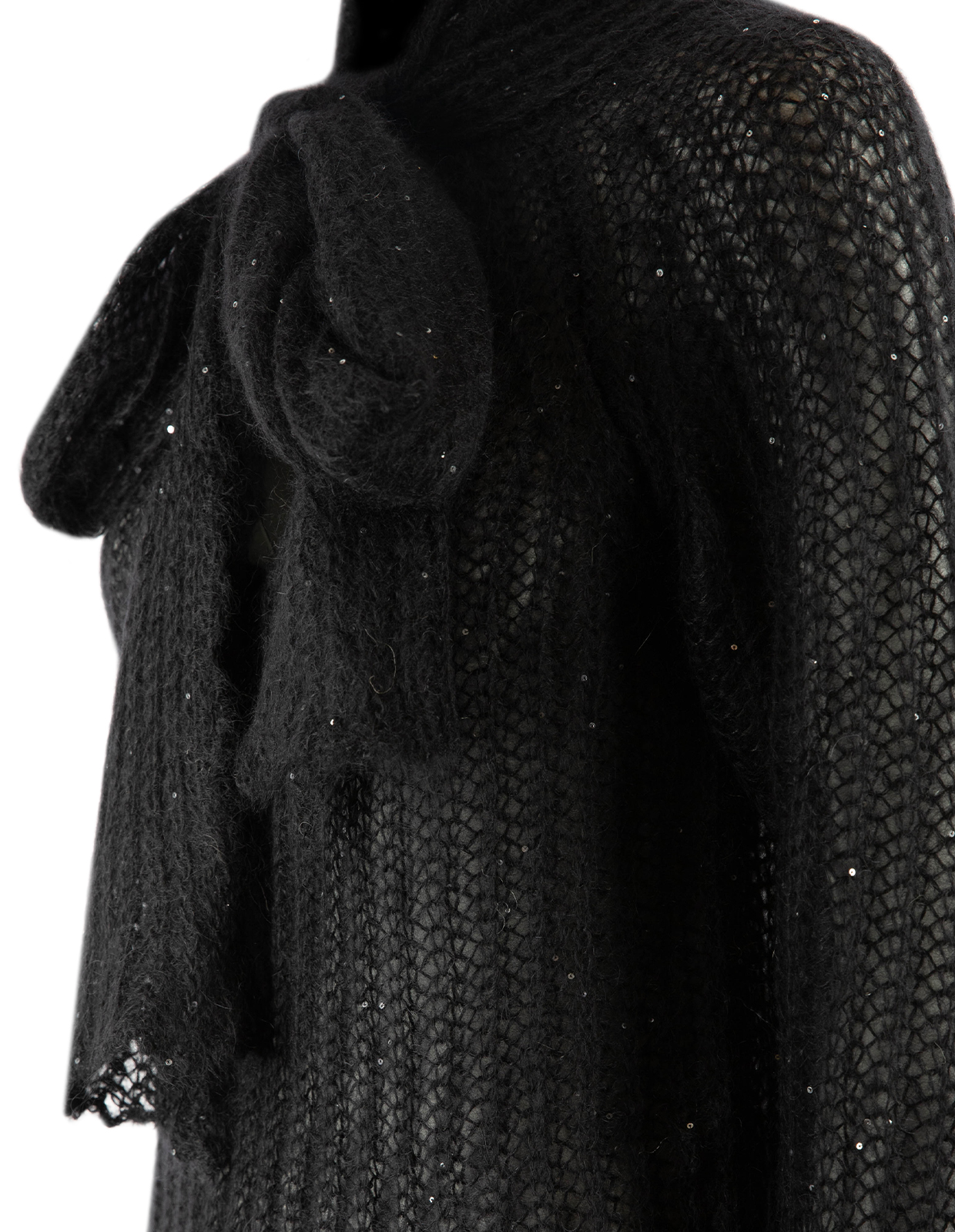Tröja Mohair Svart