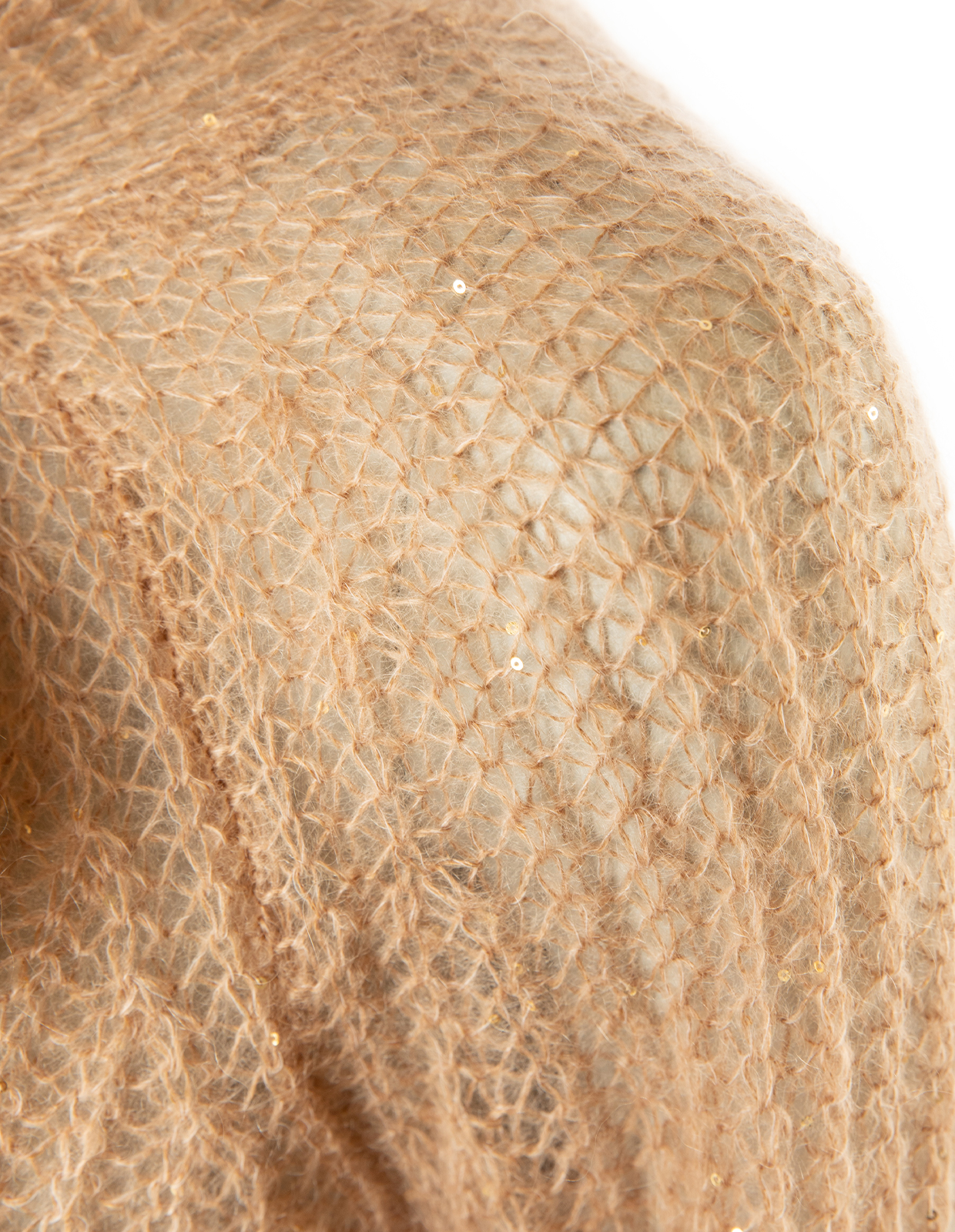 Tröja Mohair Varmbeige S
