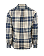 Custom Fit Flanellskjorta Rutig Blå L