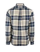 Custom Fit Flanellskjorta Rutig Blå