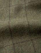 Windowpane Scarf Grön/Brun
