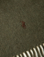 Windowpane Scarf Grön/Brun