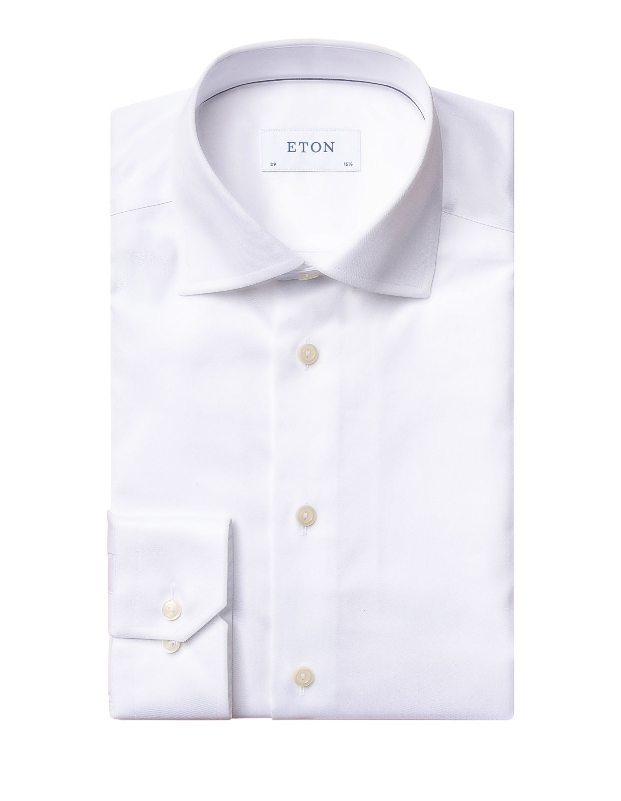 Slim Fit Skjorta Signature Twill Vit 38