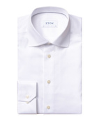 Slim Fit Skjorta Signature Twill Vit 38