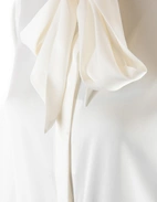 Selma Blus Siden Benvit 40