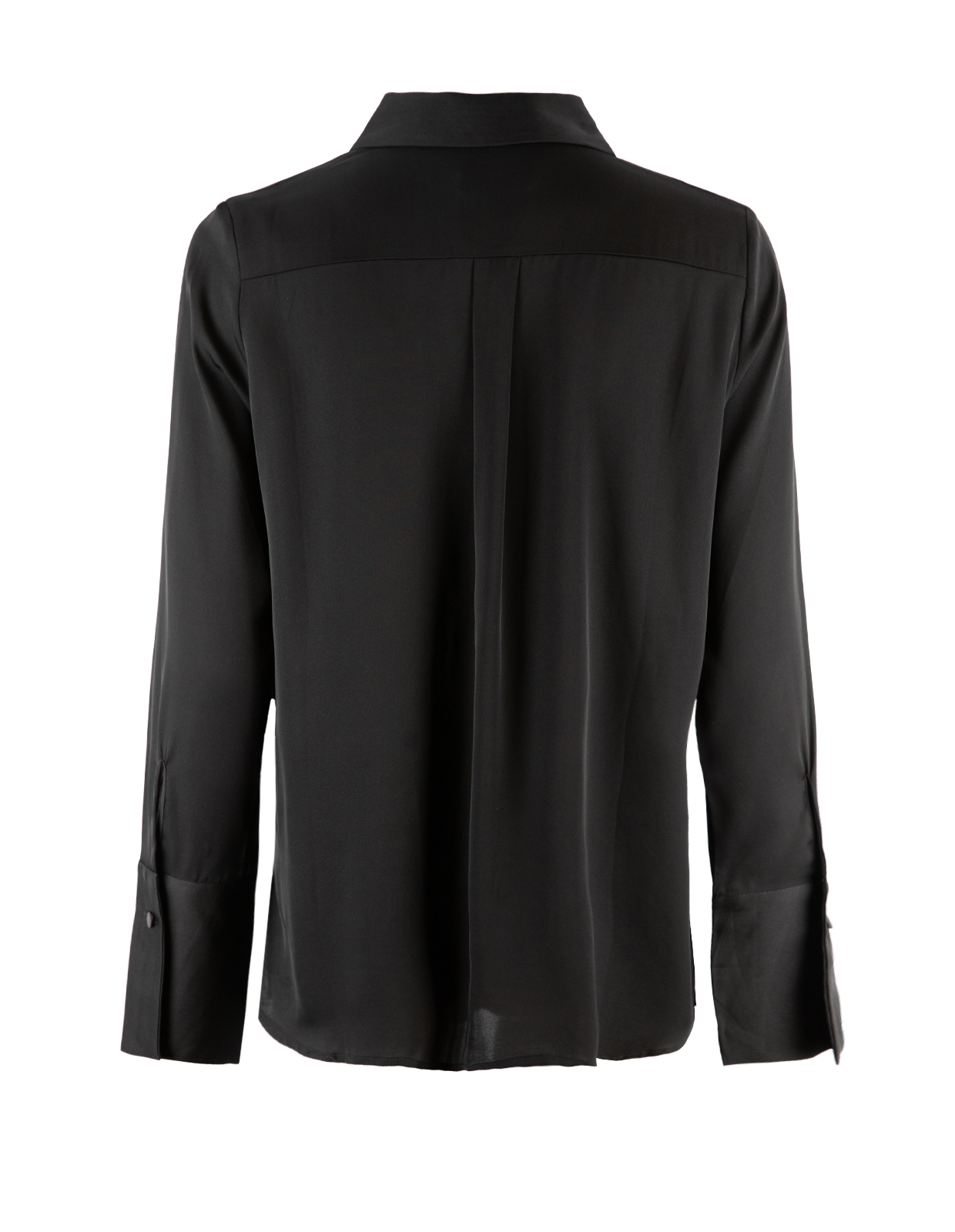 Leonie Blus Siden Svart