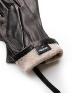 Vera Handske Läder Svart