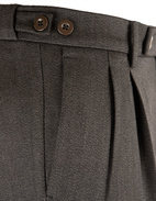 Retro Theca 2P Byxa Cavalry Twill Mörkgrå