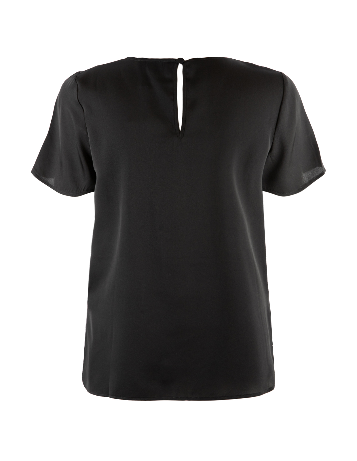 Lorna T-shirt Siden Svart