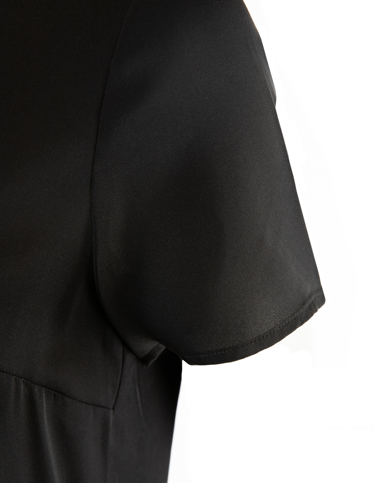 Lorna T-shirt Siden Svart 36